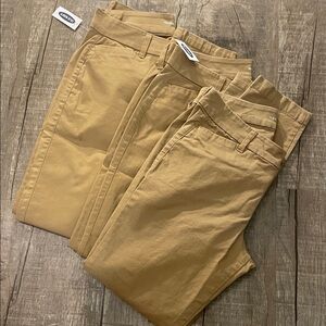 Old Navy  Khaki Chinos lot of 3
School uniform size 4